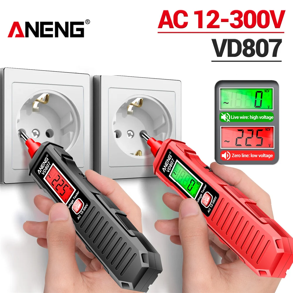 Smart Pen Digital - ANENG VD807 Ein-Wort-Induktion, tragbar, 50/60 Hz,