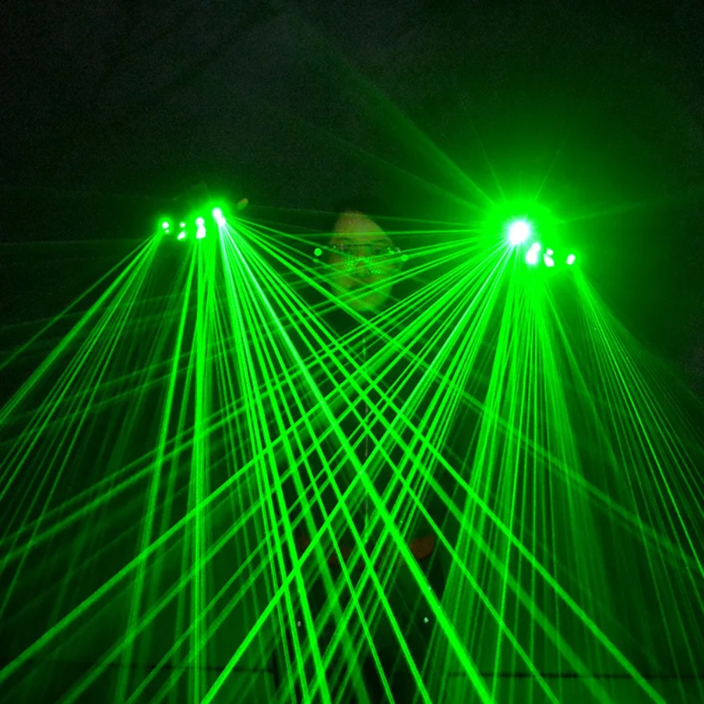 Led Gloves Music - Grüne Laserhandschuhe Laser Flash Finger Dress