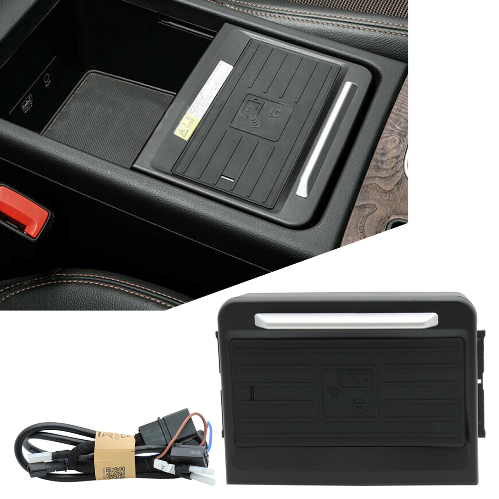 Wireless Phone Charger Pad - Auto Konsole Lagerung Box Telefon Schnelle
