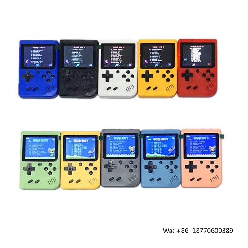 Handheld Game Console - 400-in-1 Handheld-Spielkonsole mit 2,4-Zoll-Bildschirm, Mini Tragbares