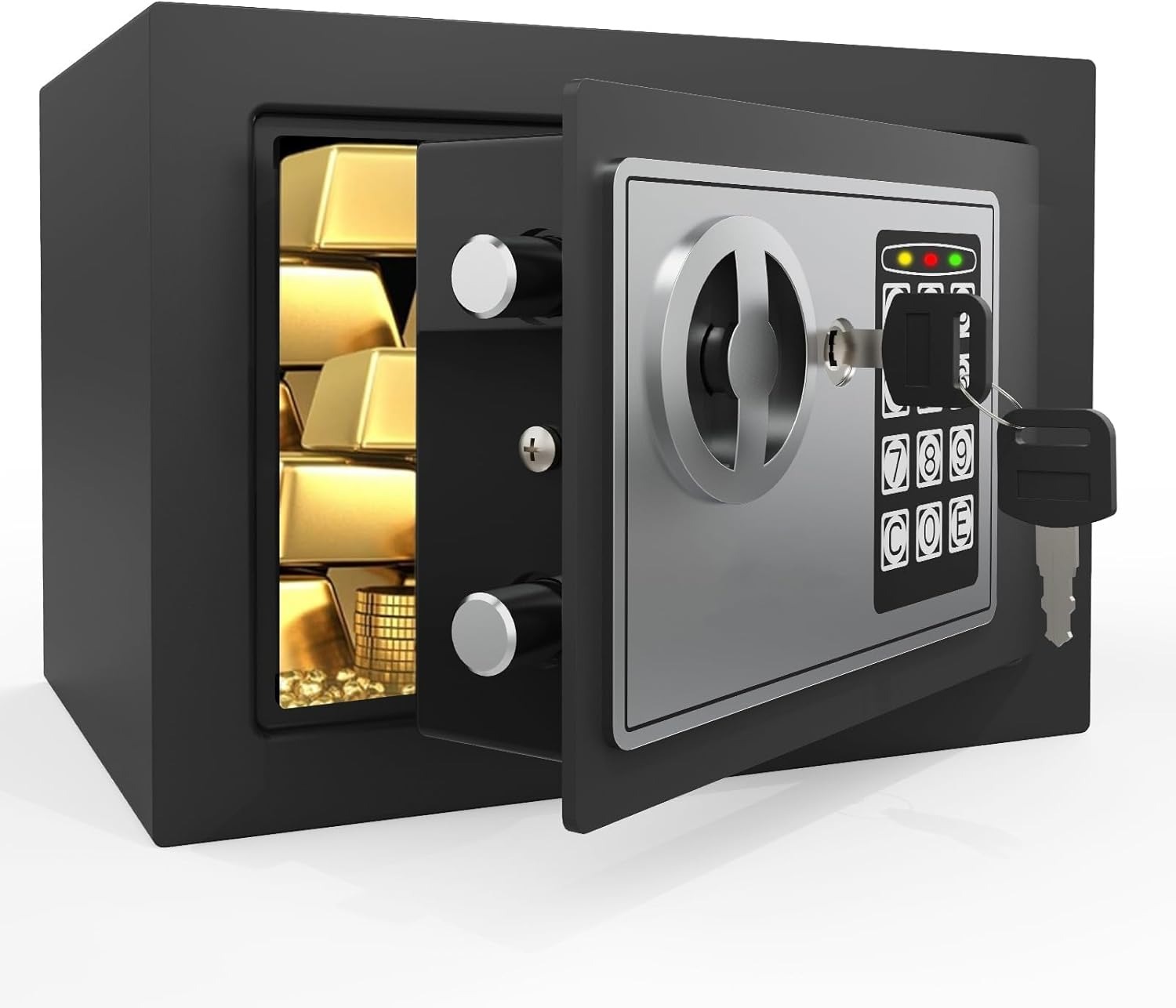 Electronics Home Gadgets - 2026 NEUER Elektronischer Safe, Ganzstahl-Tresor für