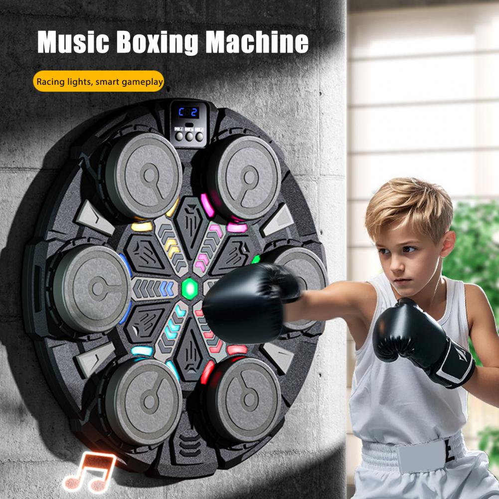 Led Gloves Music - 35cm Musik-Boxautomat mit Handschuhen, Wandmontage, Geschwindigkeitsmodi,