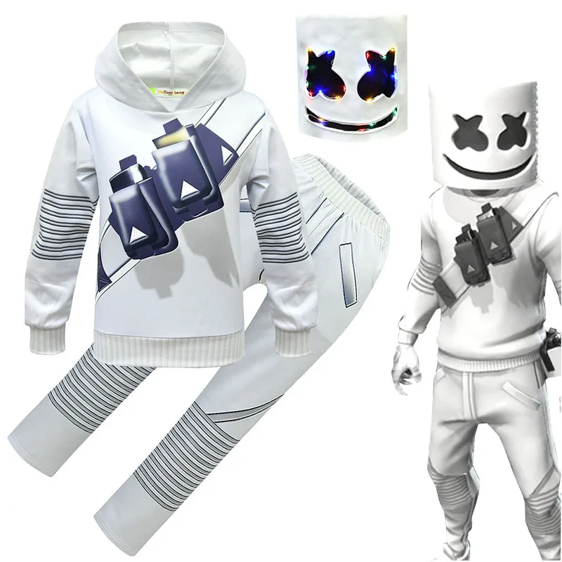 Led Gloves Music - Kinder Cosplay Kostüm Jungen Marshmelloe Dj