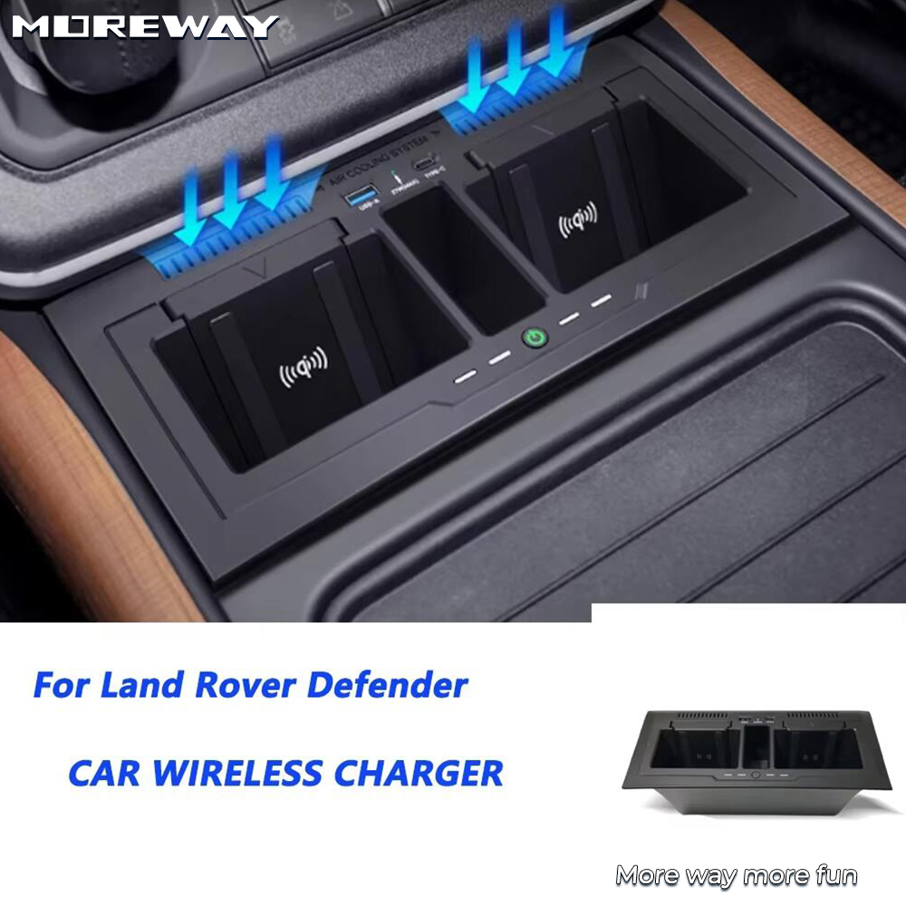 Wireless Phone Charger Pad - Moreway Schnellladegerät Auto-Ladepad Kabelloses Telefonladegerät für
