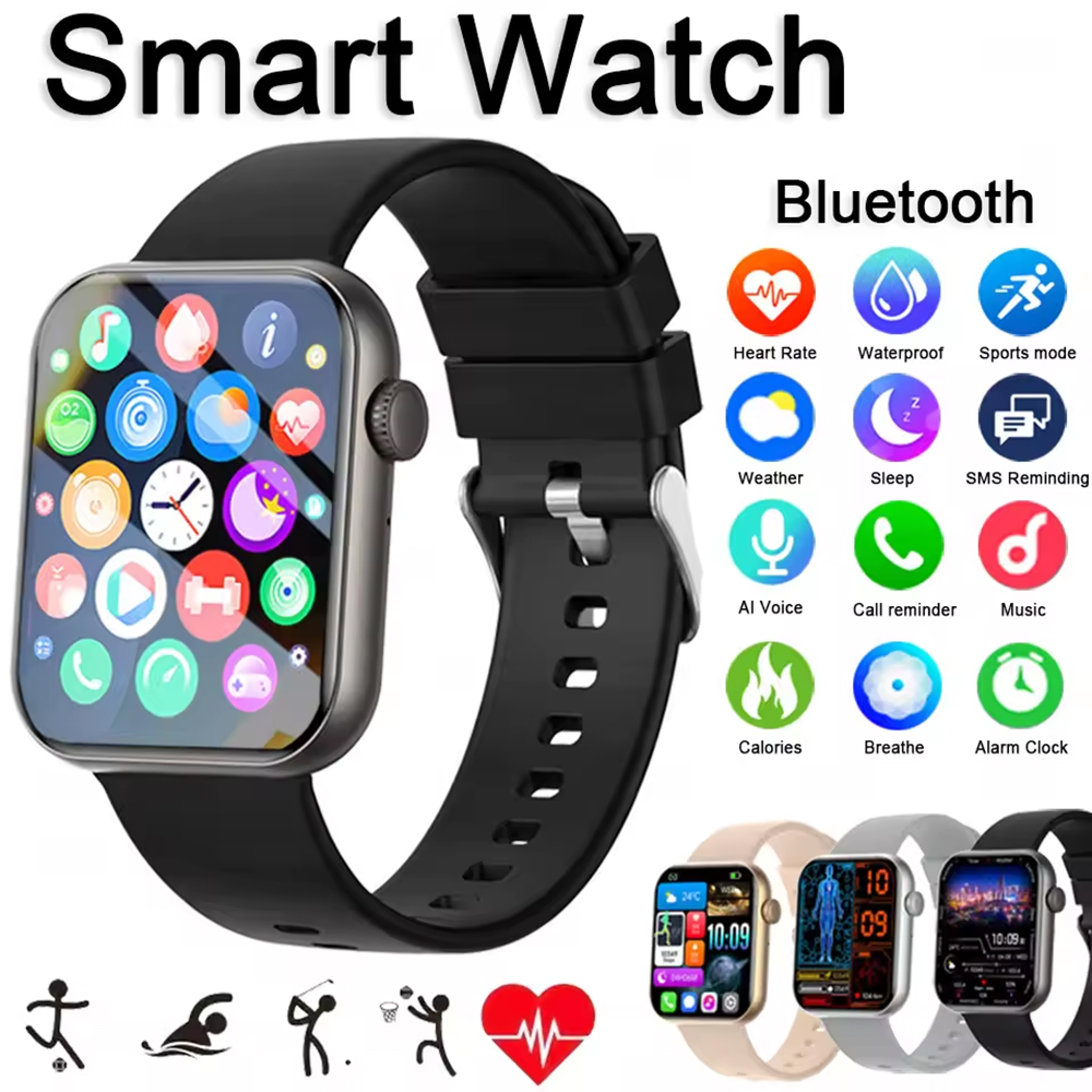 Electronics Home Gadgets - Original Herren Smartwatch Fitness-Tracker BT-Anruf Kabellose