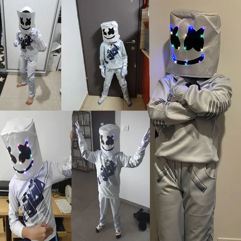 Led Gloves Music - l2025l Neue Cosplay Halloween Marshmellow DJ