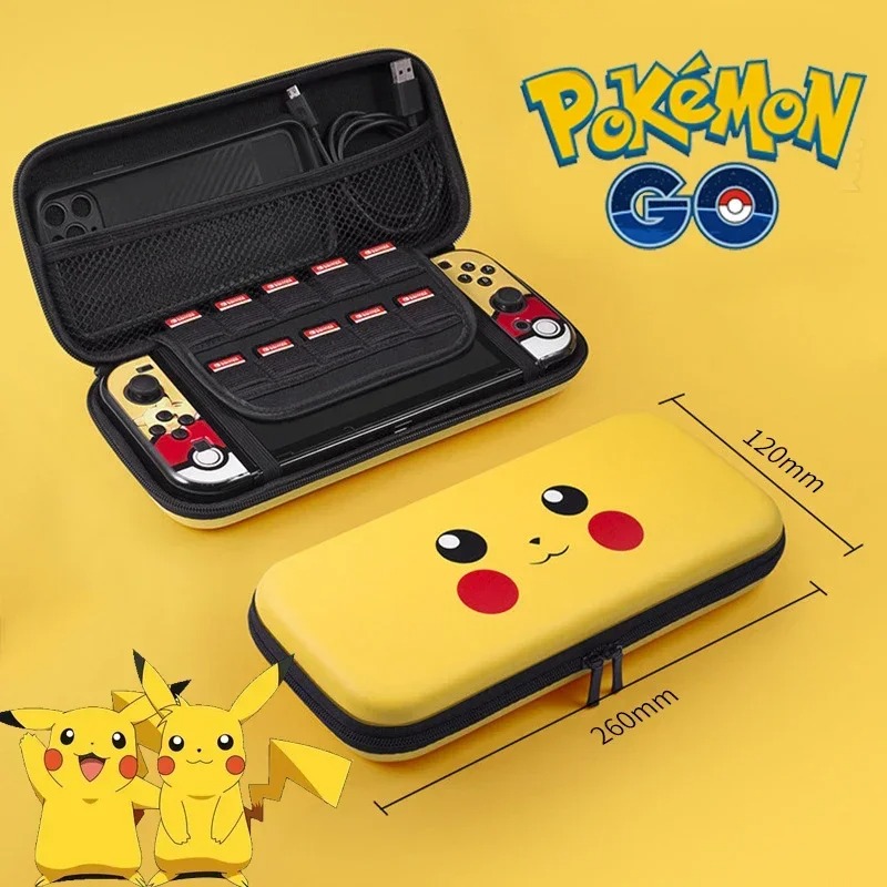 Handheld Game Console - Pokemon Pikachu Aufbewahrungstasche für Switch OLED