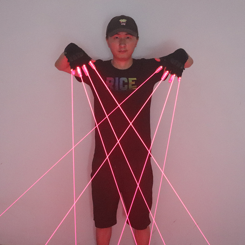 650 nm rote Laserhandschuhe, B – Led Gloves Music Bewertung und Preis