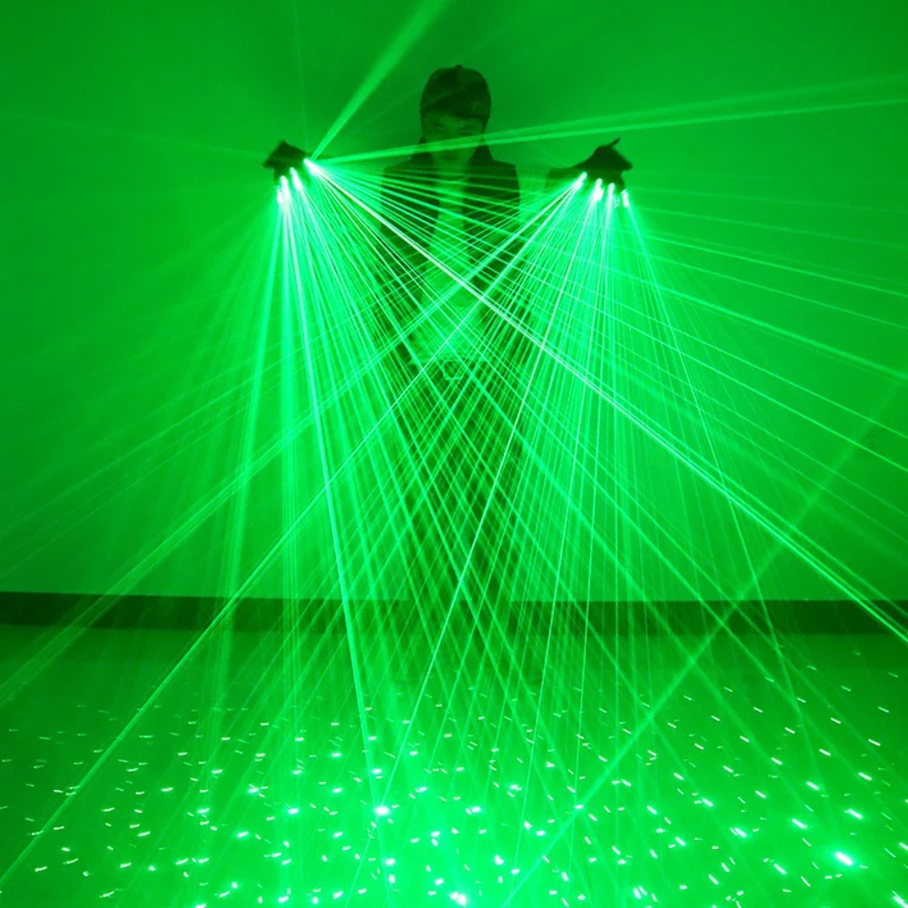 Grüne Laserhandschuhe Laser Fl – Led Gloves Music Bewertung und Preis