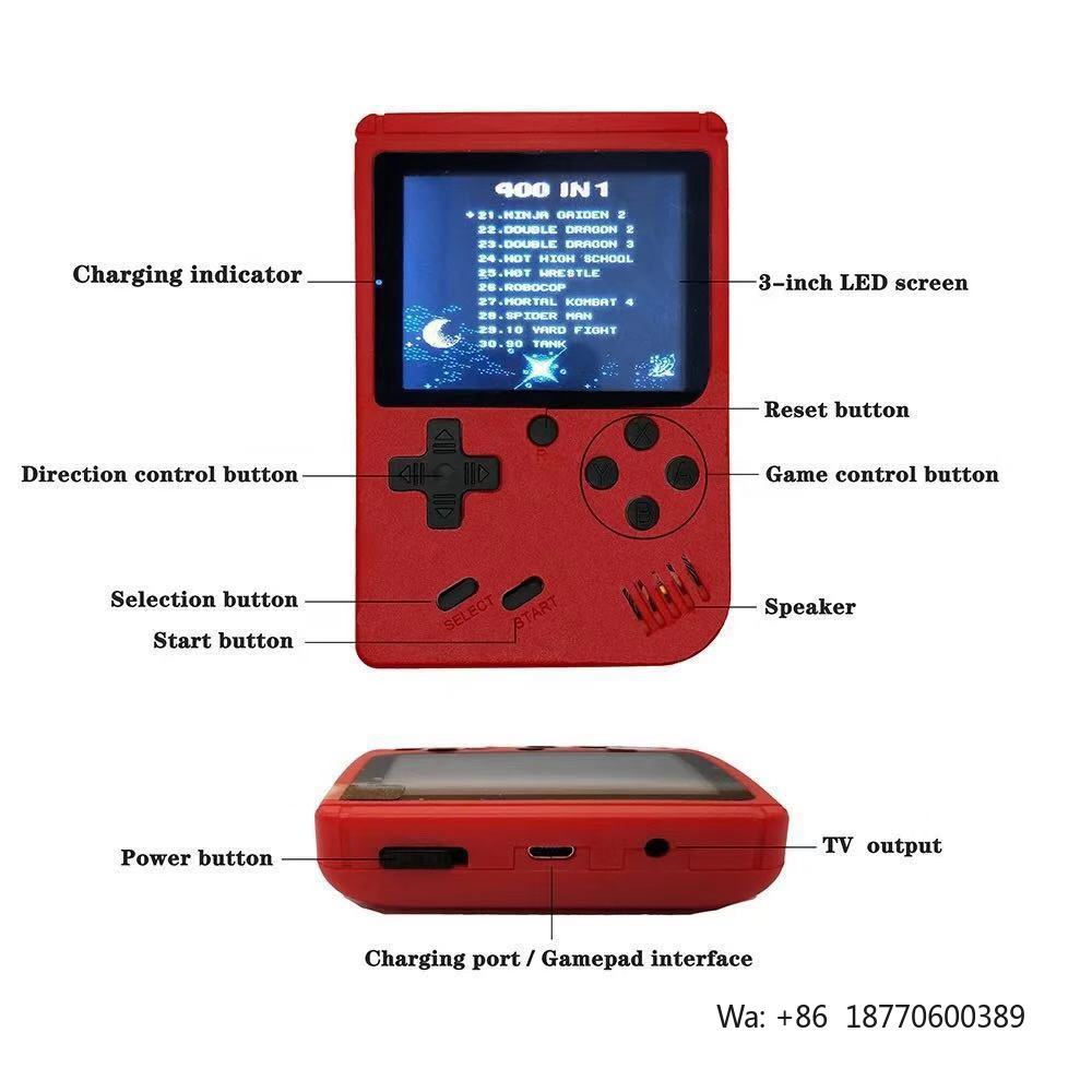 400-in-1 Handheld-Spielkonsole – Handheld Game Console Bewertung und Preis