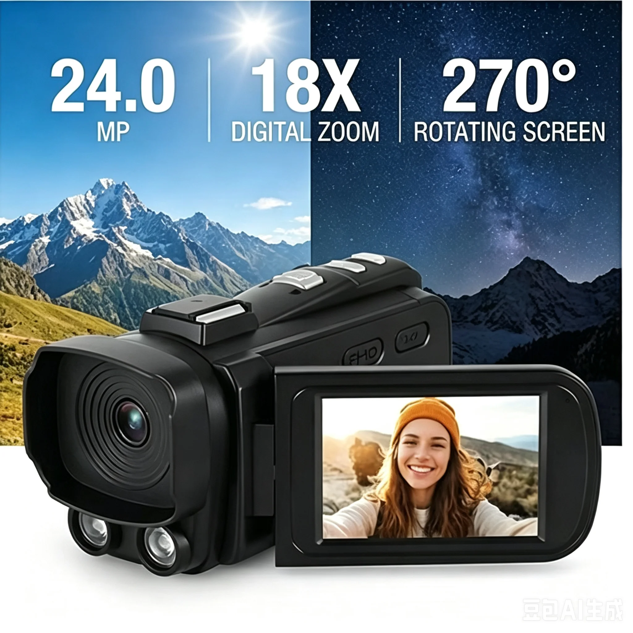 1080P Full HD Digitalkamera Vi – Electronics Home Gadgets Bewertung und Preis
