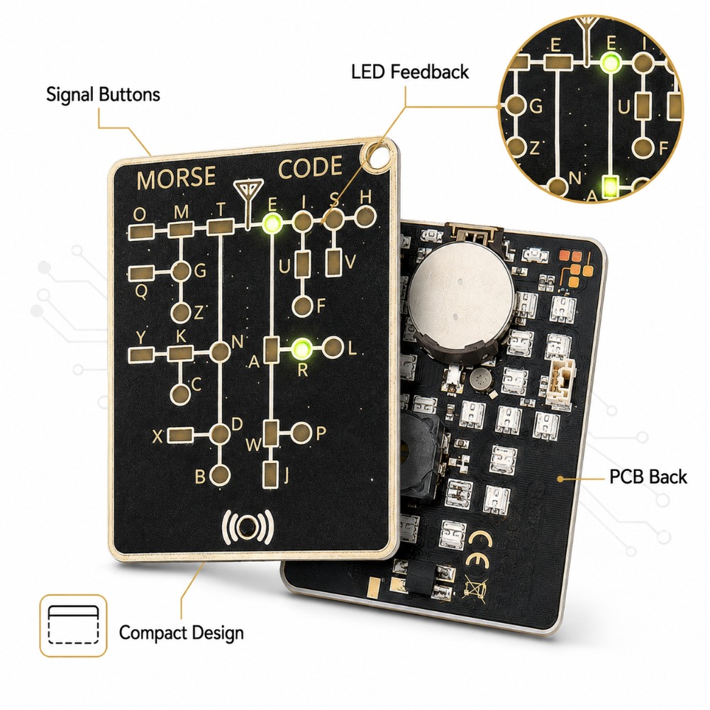 Tragbarer Morsecode-Trainingsk – Electronics Gadgets For Gift Bewertung und Preis