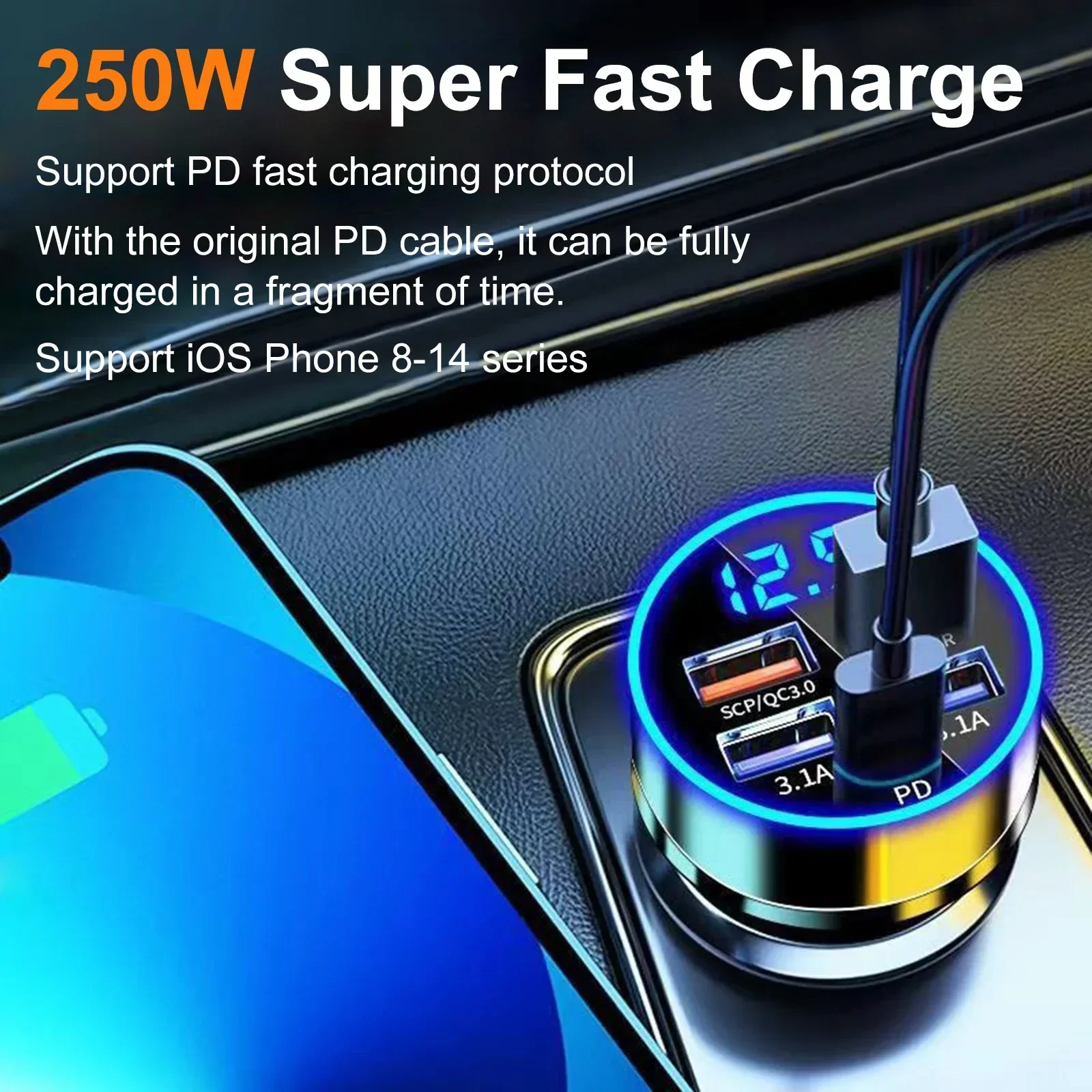 250 W superschnelles Lade-Auto – Election Electronics & Gadgets Store Woocommerce Theme Bewertung und Preis